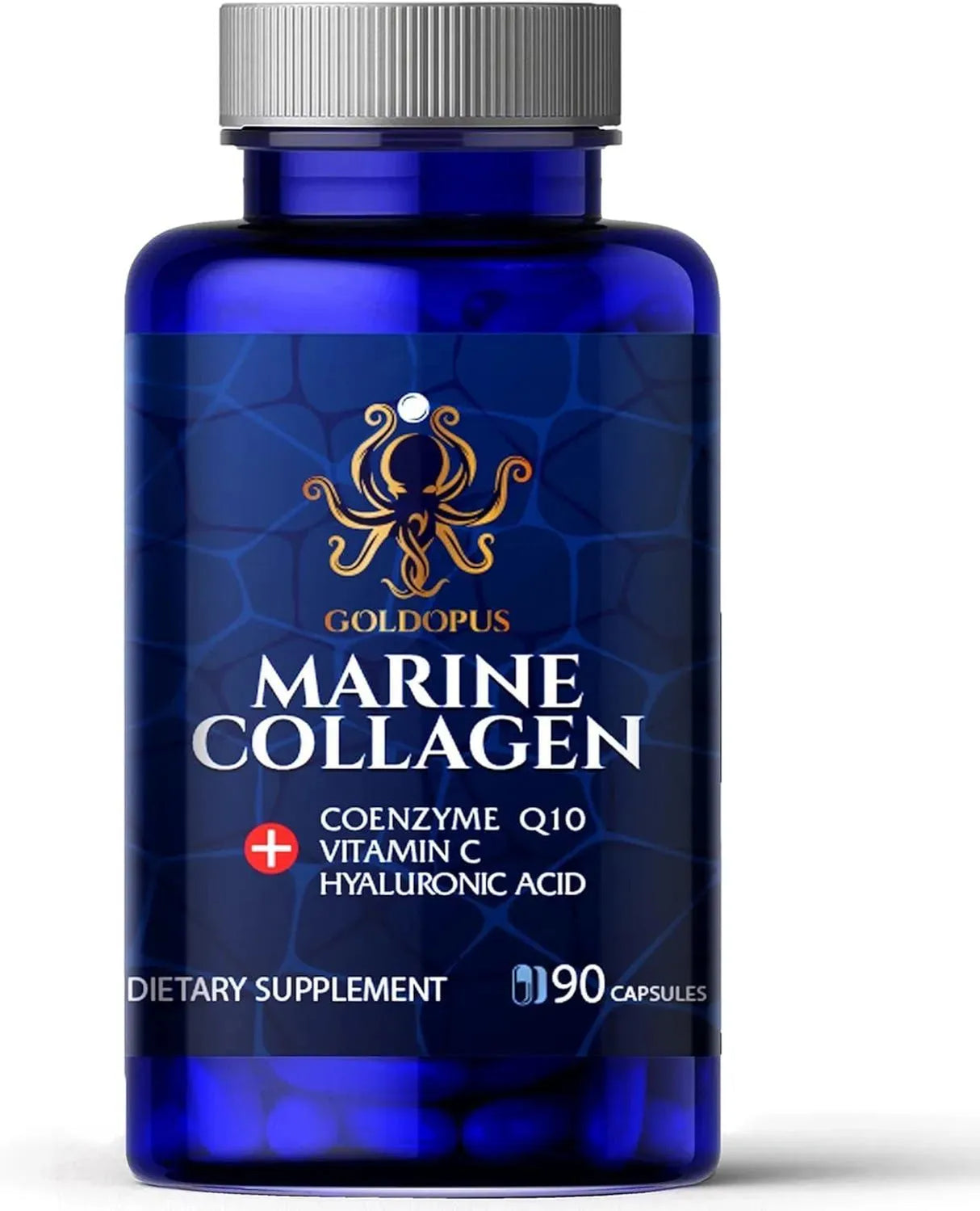 GOLDOPUS - Goldopus Marine Collagen Capsules with Hyaluronic Acid 90 Capsulas - The Red Vitamin MX - Suplementos Alimenticios - {{ shop.shopifyCountryName }}