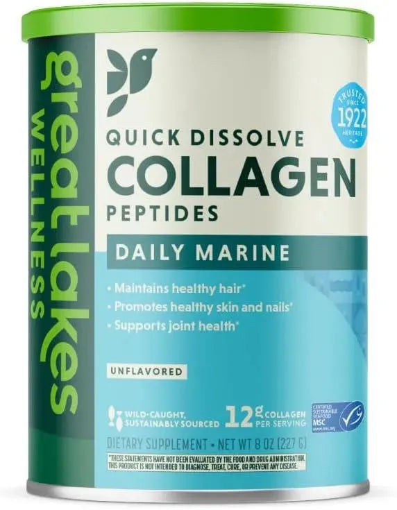 GREAT LAKES - Great Lakes Wellness Marine Collagen Peptides 227Gr. - The Red Vitamin MX - Suplementos Alimenticios - {{ shop.shopifyCountryName }}