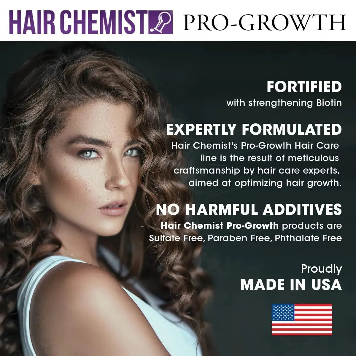 HAIR CHEMIST - Hair Chemist Pro-Growth Shampoo with Biotin 1 Lt. - The Red Vitamin MX - Shampoo Para Cabello - {{ shop.shopifyCountryName }}