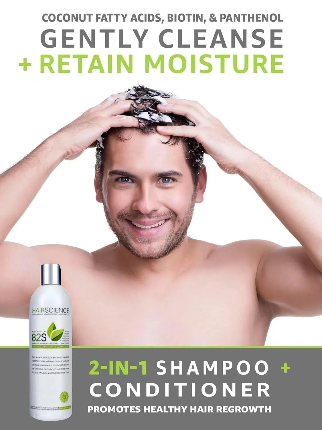 HAIRSCIENCE - HairScience Formula 82S Hair Restoration Shampoo 360Ml. - The Red Vitamin MX - Shampoo Para Cabello - {{ shop.shopifyCountryName }}