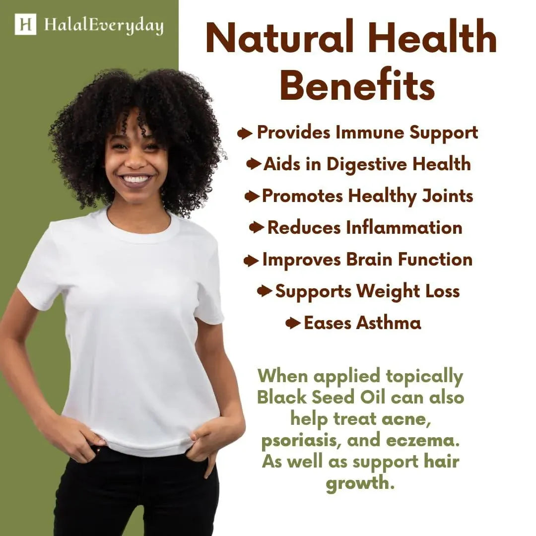 HALALEVERYDAY - HalalEveryDay Organic Black Seed Oil 236Ml. - The Red Vitamin MX - Suplementos Alimenticios - {{ shop.shopifyCountryName }}