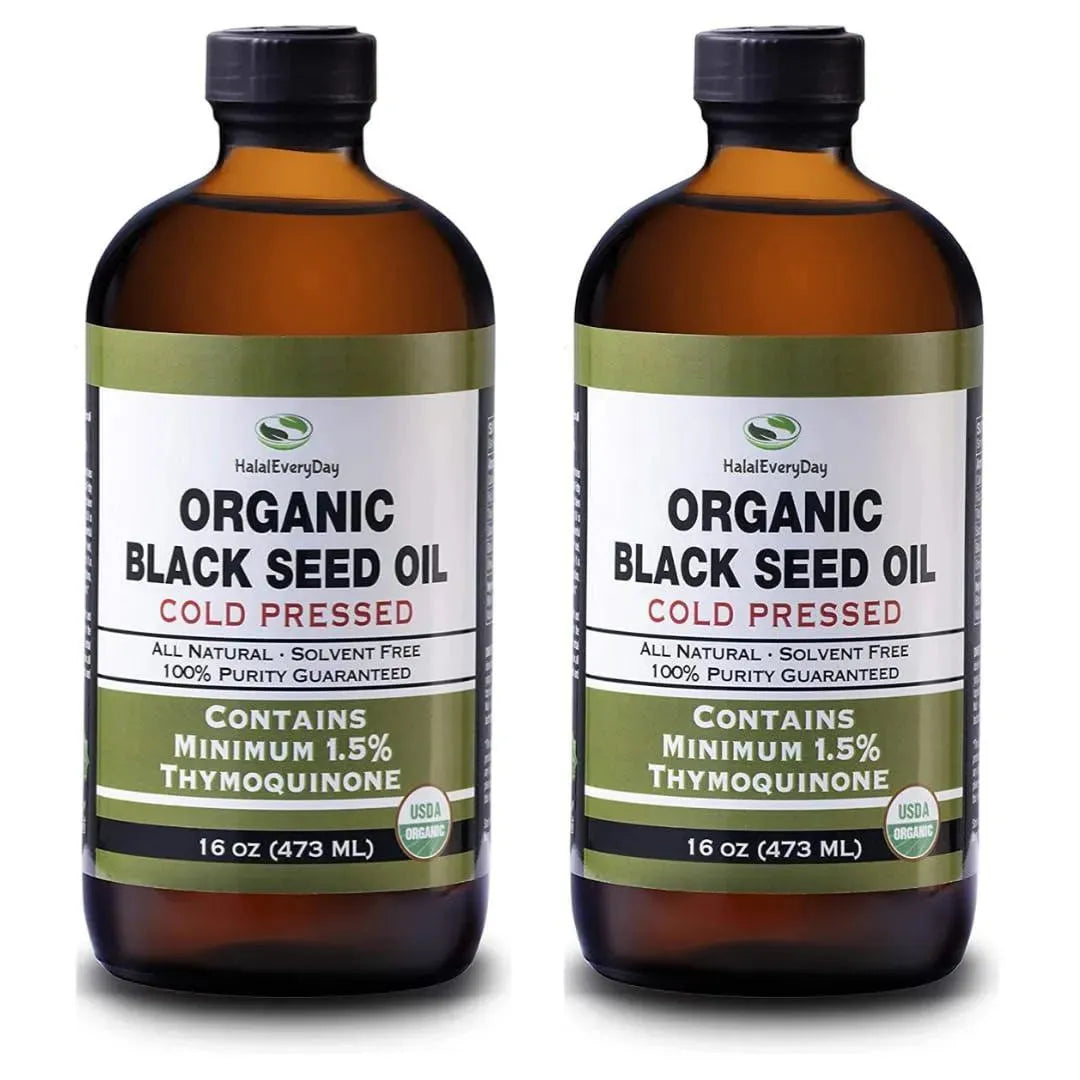 HALALEVERYDAY - HalalEveryDay Organic Black Seed Oil 473Ml. 2 Pack - The Red Vitamin MX - Suplementos Alimenticios - {{ shop.shopifyCountryName }}