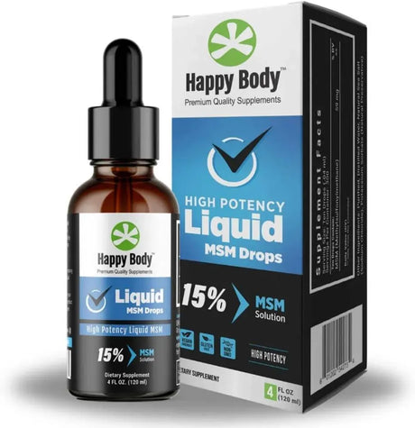 HAPPY BODY - HAPPY BODY Liquid MSM Drops 120Ml. - The Red Vitamin MX - Suplementos Alimenticios - {{ shop.shopifyCountryName }}