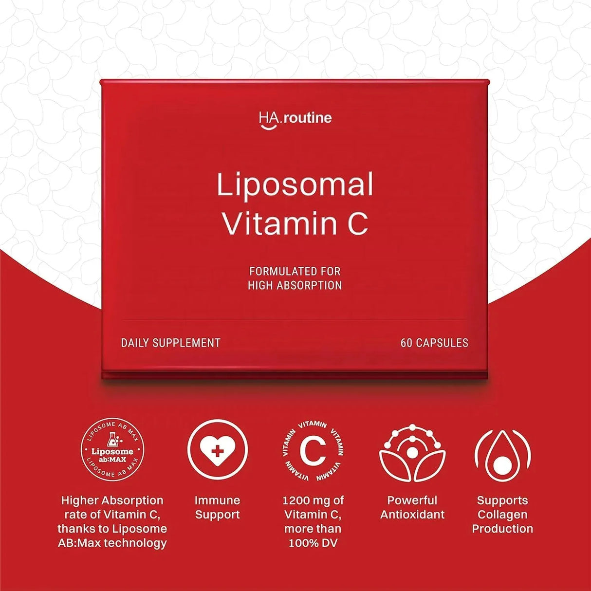 HAROUTINE - Haroutine Liposomal Vitamin C 1200Mg. 60 Capsulas - The Red Vitamin MX - Suplementos Alimenticios - {{ shop.shopifyCountryName }}