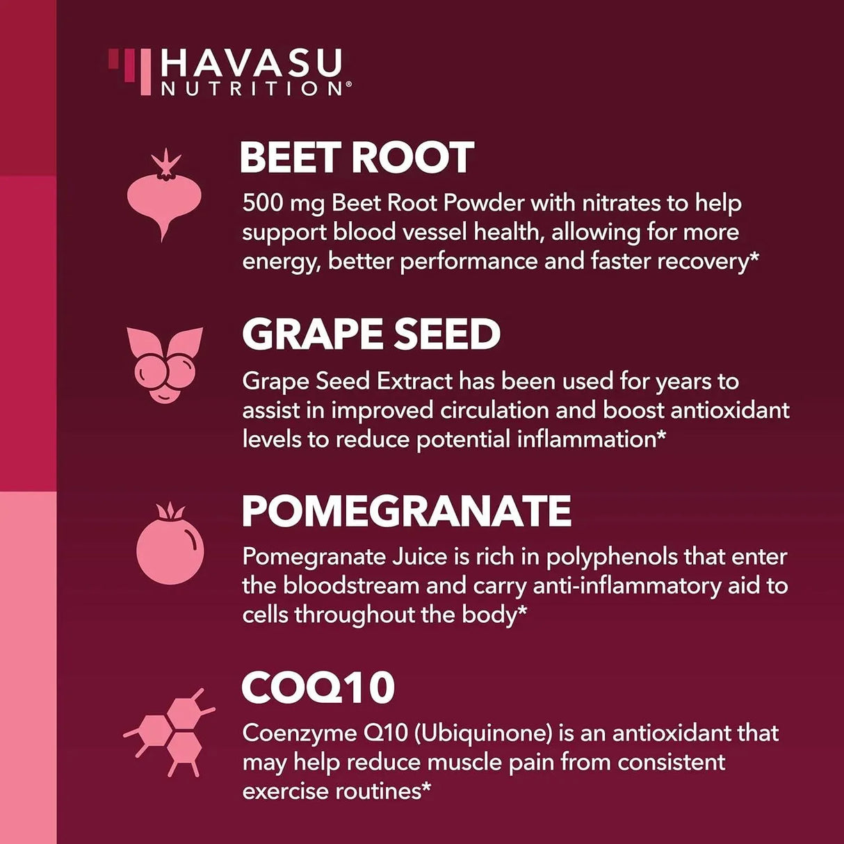 HAVASU NUTRITION - Havasu Nutrition Beet Root Gummies 120 Gomitas - The Red Vitamin MX - Suplementos Alimenticios - {{ shop.shopifyCountryName }}