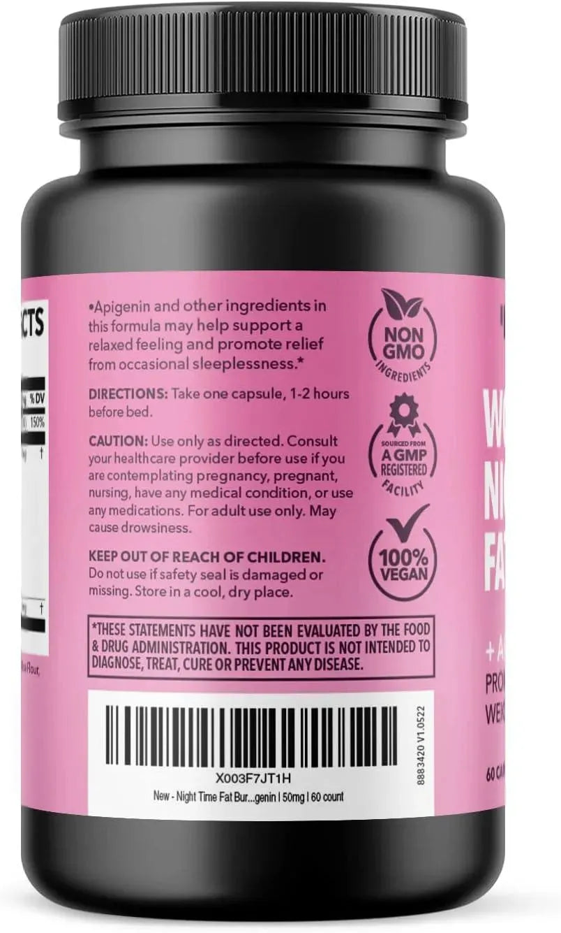 HAVASU NUTRITION - Havasu Nutrition Night Time Fat Burner + Apigenin 60 Capsuals - The Red Vitamin MX - Suplementos Alimenticios - {{ shop.shopifyCountryName }}