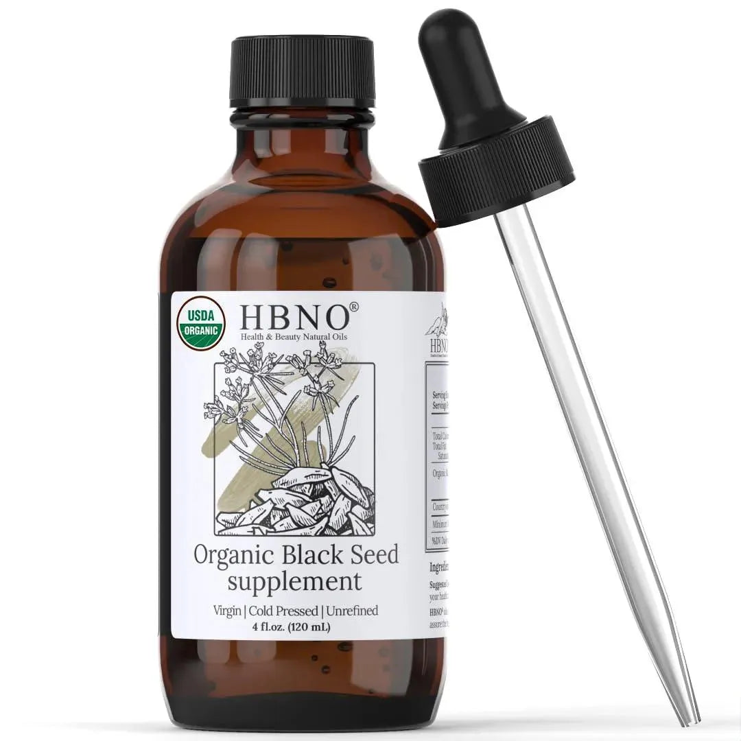 HBNO - HBNO Organic Black Seed Oil Liquid 120Ml. - The Red Vitamin MX - Suplementos Alimenticios - {{ shop.shopifyCountryName }}