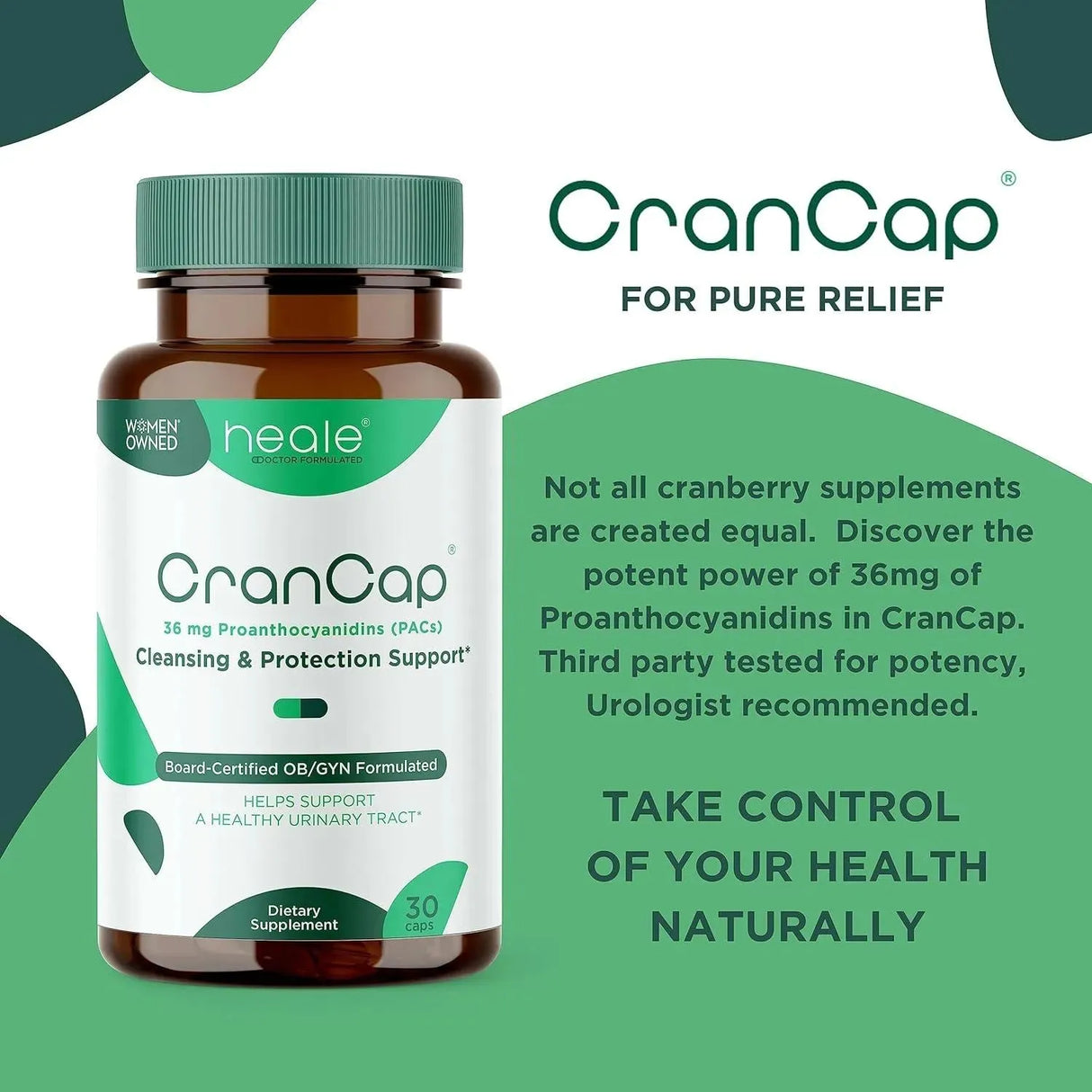 HEALE - Heale CranCap Cranberry Pills 30 Capsulas - The Red Vitamin MX - Suplementos Alimenticios - {{ shop.shopifyCountryName }}