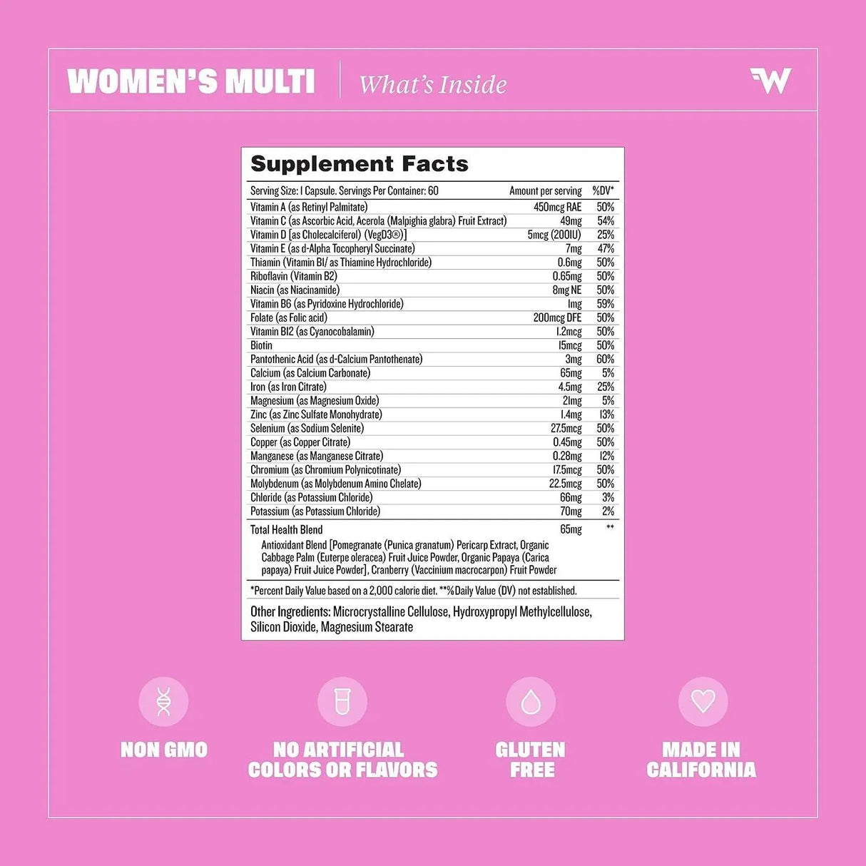 HEALTH BY HABIT - Health By Habit Womens Multi 120 Capsulas - The Red Vitamin MX - Suplementos Alimenticios - {{ shop.shopifyCountryName }}