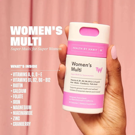 HEALTH BY HABIT - Health By Habit Womens Multi 60 Capsulas - The Red Vitamin MX - Suplementos Alimenticios - {{ shop.shopifyCountryName }}