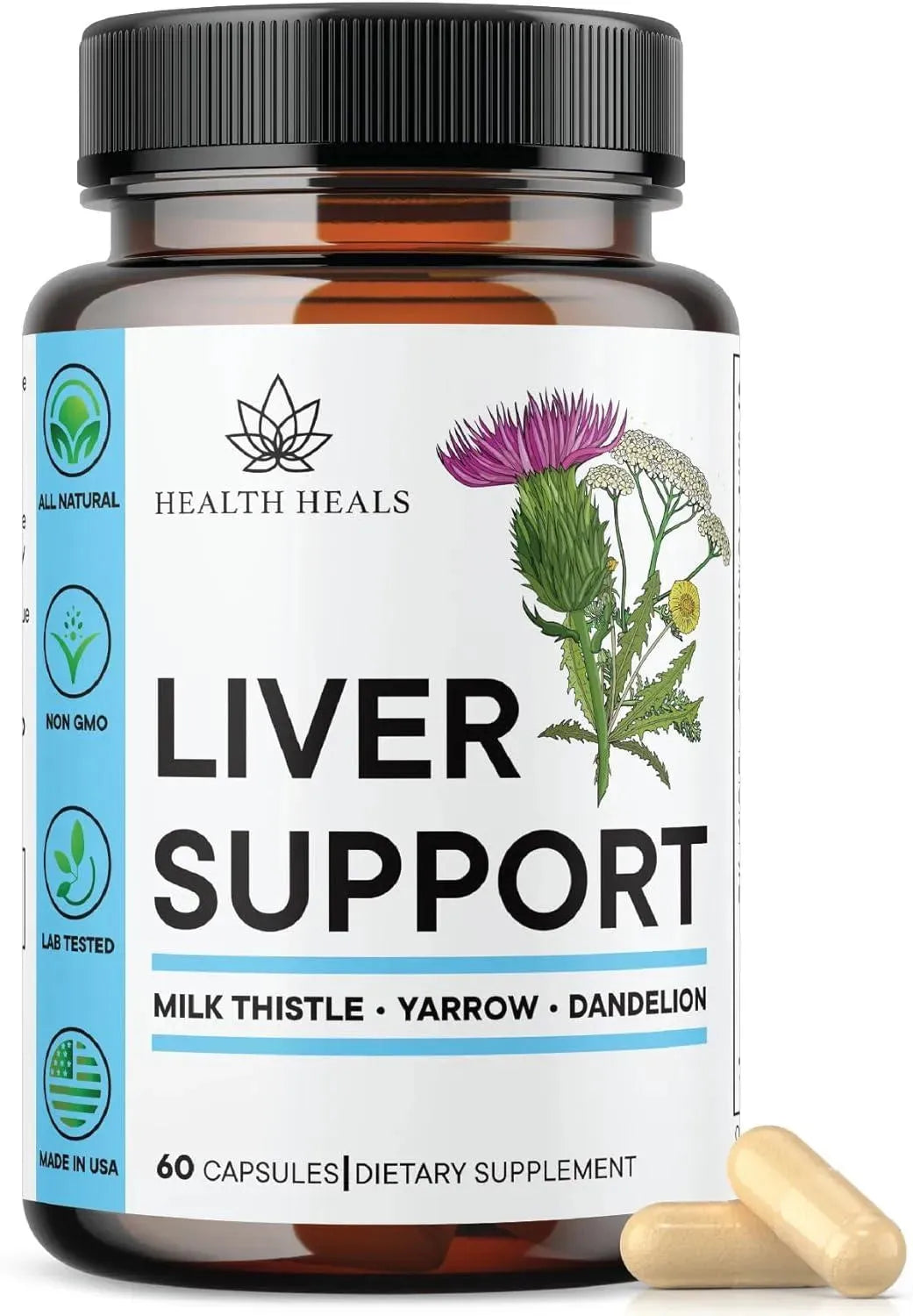 HEALTH HEALS - Health Heals Liver Cleanse & Repair Formula 60 Capsulas - The Red Vitamin MX - Suplementos Alimenticios - {{ shop.shopifyCountryName }}