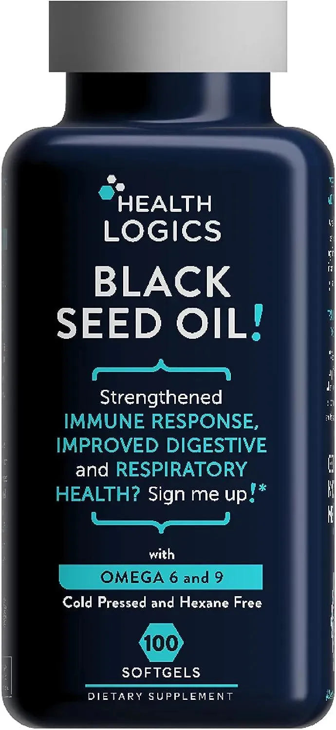 HEALTH LOGICS - Health Logics Black Seed Oil 100 Capsulas Blandas - The Red Vitamin MX - Suplementos Alimenticios - {{ shop.shopifyCountryName }}