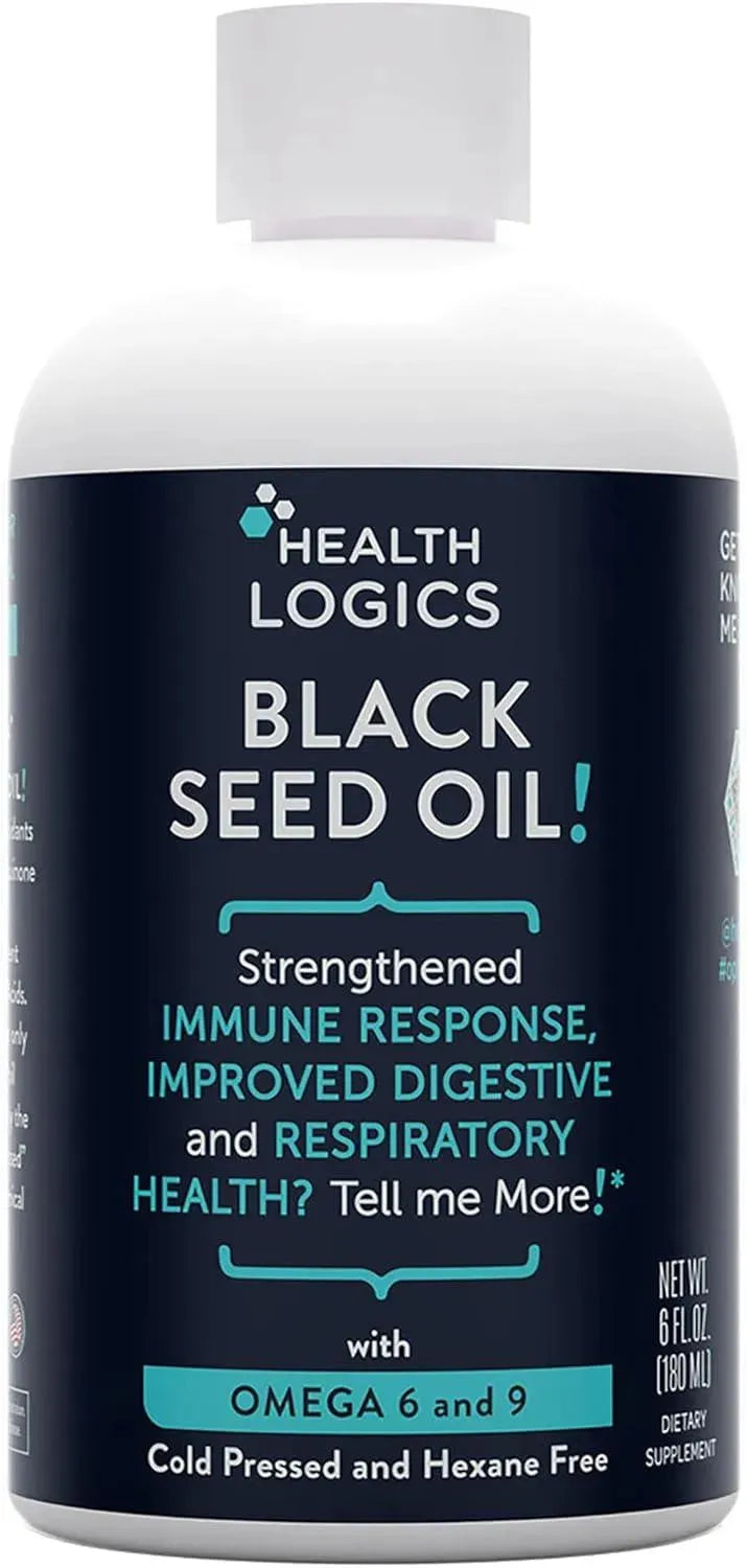 HEALTH LOGICS - Health Logics Black Seed Oil 6 Fl.Oz. - The Red Vitamin MX - Suplementos Alimenticios - {{ shop.shopifyCountryName }}