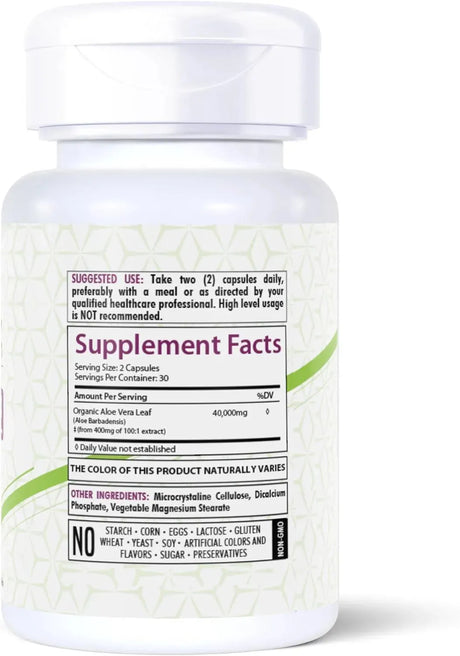 HEALTHFARE - Healthfare Aloe Vera 40,000Mg. 60 Capsulas - The Red Vitamin MX - Suplementos Alimenticios - {{ shop.shopifyCountryName }}