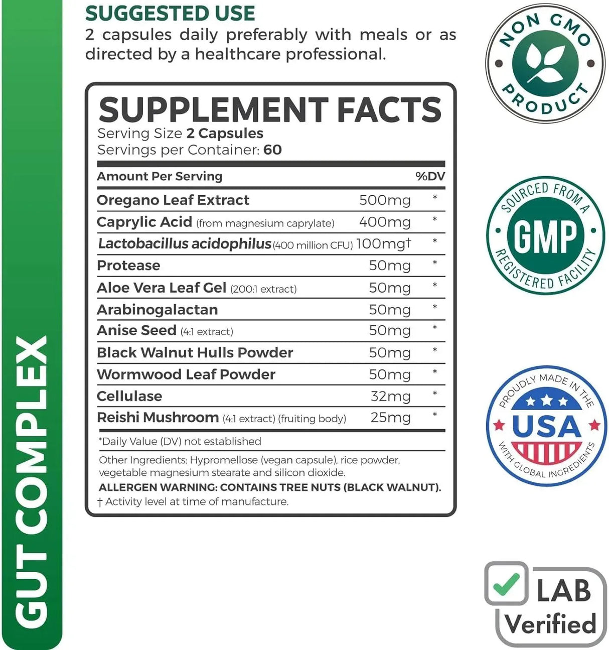HEALTHS HARMONY - Healths Harmony Gut Complex 120 Capsulas - The Red Vitamin MX - Suplementos Alimenticios - {{ shop.shopifyCountryName }}
