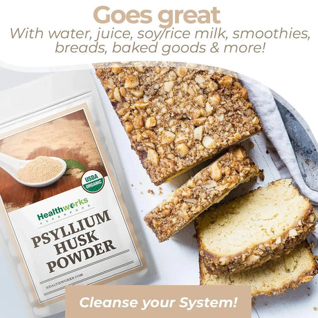 HEALTHWORKS - Healthworks Psyllium Husk Powder 907Gr. - The Red Vitamin MX - Suplementos Alimenticios - {{ shop.shopifyCountryName }}