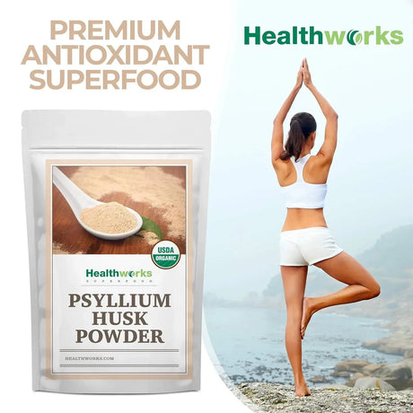 HEALTHWORKS - Healthworks Psyllium Husk Powder 907Gr. - The Red Vitamin MX - Suplementos Alimenticios - {{ shop.shopifyCountryName }}