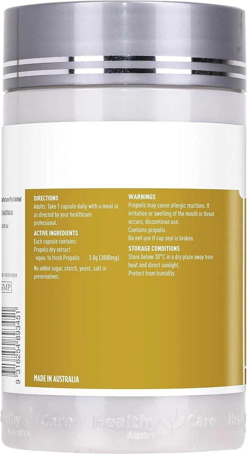 HEALTHY CARE - Healthy Care Australia Bee Propolis Extract 3800Mg. 200 Capsulas - The Red Vitamin MX - Suplementos Alimenticios - {{ shop.shopifyCountryName }}