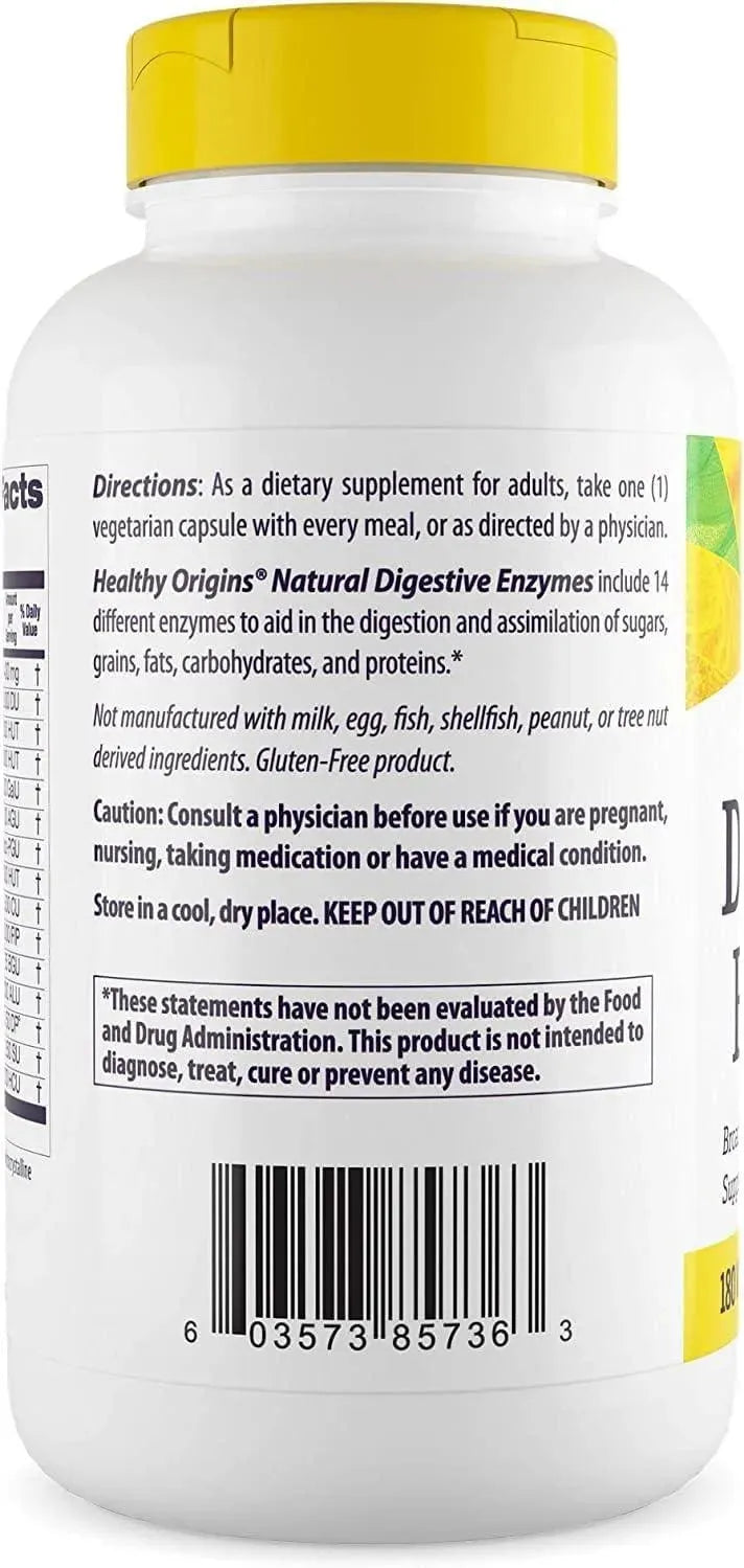 HEALTHY ORIGINS - Healthy Origins Digestive Enzymes 180 Capsulas - The Red Vitamin MX - Suplementos Alimenticios - {{ shop.shopifyCountryName }}