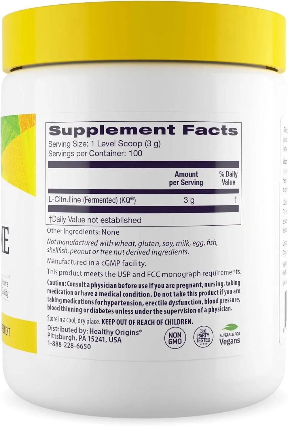 HEALTHY ORIGINS - Healthy Origins L-Citrulline Powder 300Gr. - The Red Vitamin MX - Suplementos Alimenticios - {{ shop.shopifyCountryName }}