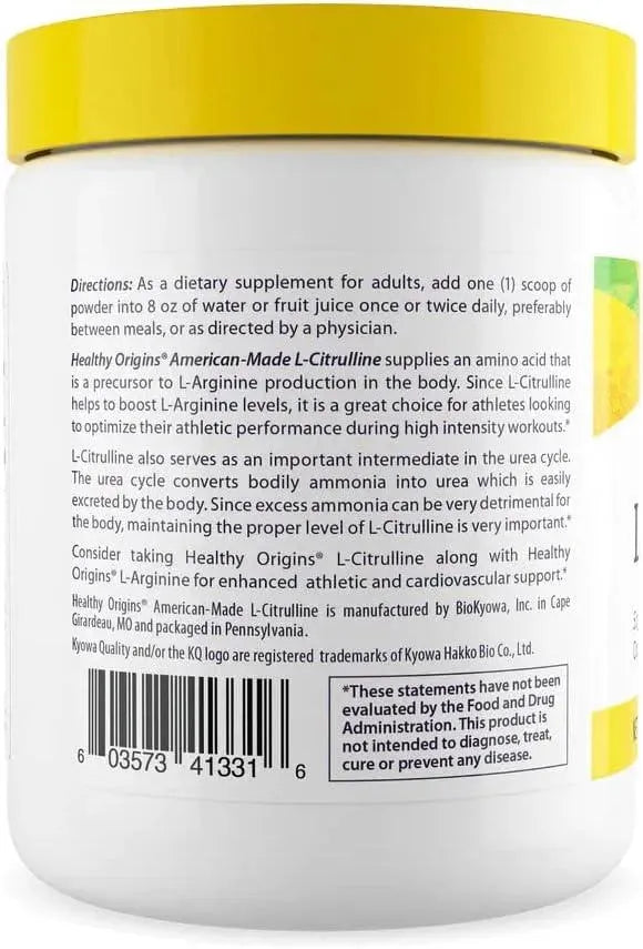 HEALTHY ORIGINS - Healthy Origins L-Citrulline Powder 300Gr. - The Red Vitamin MX - Suplementos Alimenticios - {{ shop.shopifyCountryName }}