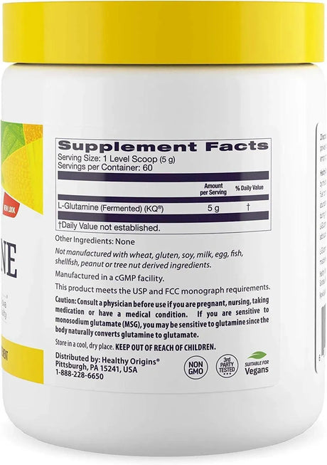 HEALTHY ORIGINS - Healthy Origins L-Glutamine Powder 300Gr. - The Red Vitamin MX - Suplementos Alimenticios - {{ shop.shopifyCountryName }}