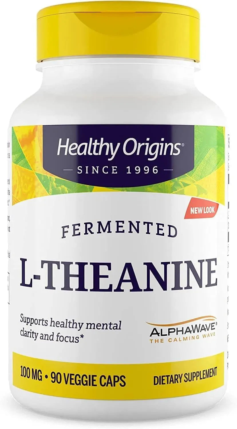 HEALTHY ORIGINS - Healthy Origins L-Theanine 100Mg. 90 Capsulas - The Red Vitamin MX - Suplementos Alimenticios - {{ shop.shopifyCountryName }}