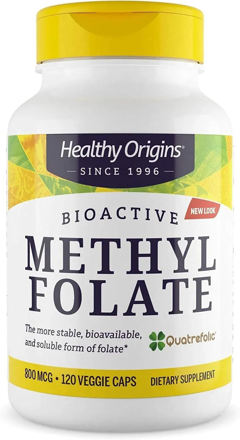 HEALTHY ORIGINS - Healthy Origins Methyl Folate 800mcg 120 Capsulas - The Red Vitamin MX - Suplementos Alimenticios - {{ shop.shopifyCountryName }}