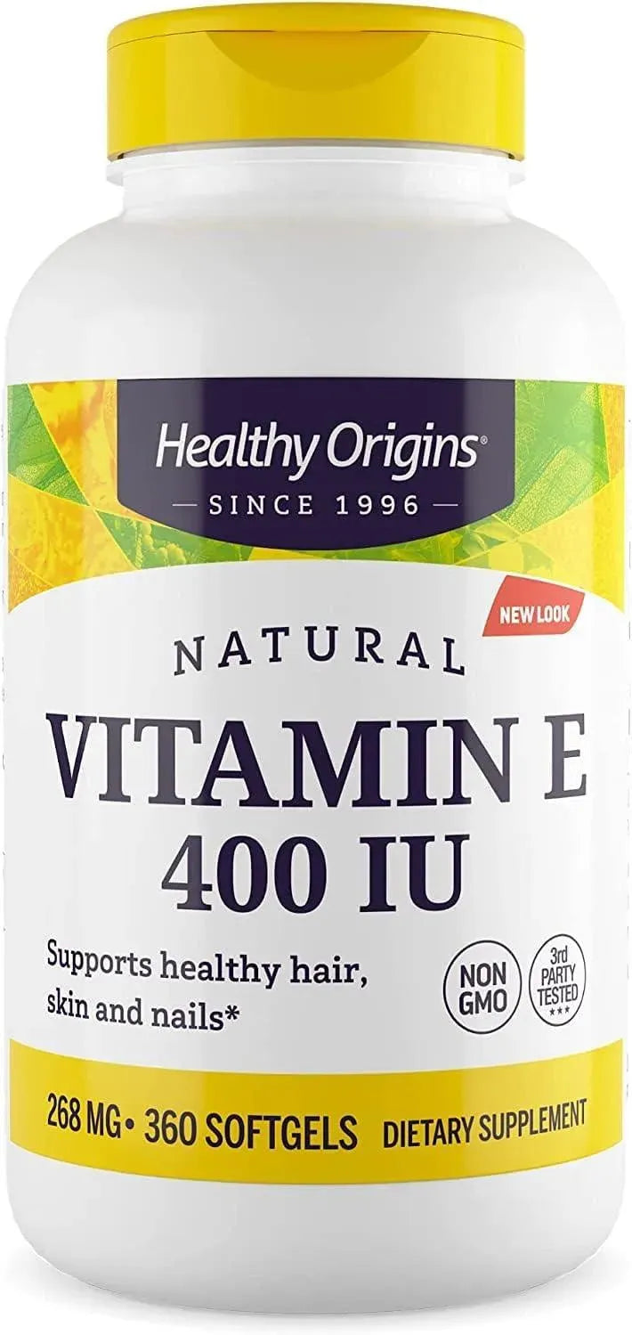 HEALTHY ORIGINS - Healthy Origins Vitamin E 400 IU 360 Capsulas Blandas - The Red Vitamin MX - Suplementos Alimenticios - {{ shop.shopifyCountryName }}