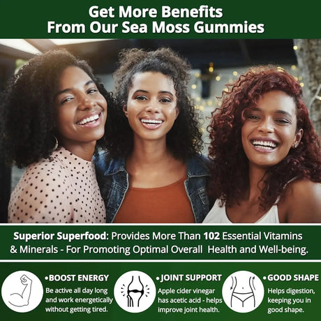 HEMTOTALLY - EnvyDeal Sugar Free Sea Moss Gummies 5000Mg. 60 Gomitas - The Red Vitamin MX - Suplementos Alimenticios - {{ shop.shopifyCountryName }}