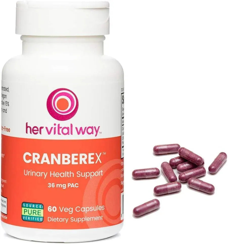 HER VITAL WAY - her vital way Cranberex 60 Capsulas - The Red Vitamin MX - Suplementos Alimenticios - {{ shop.shopifyCountryName }}