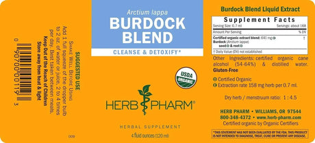 HERB PHARM - Herb Pharm Burdock Blend Liquid Extract 4 Fl.Oz. - The Red Vitamin MX - Suplementos Alimenticios - {{ shop.shopifyCountryName }}