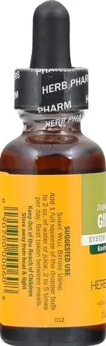 HERB PHARM - Herb Pharm Certified Organic Ginger Liquid Extract 30Ml. - The Red Vitamin MX - Suplementos Alimenticios - {{ shop.shopifyCountryName }}