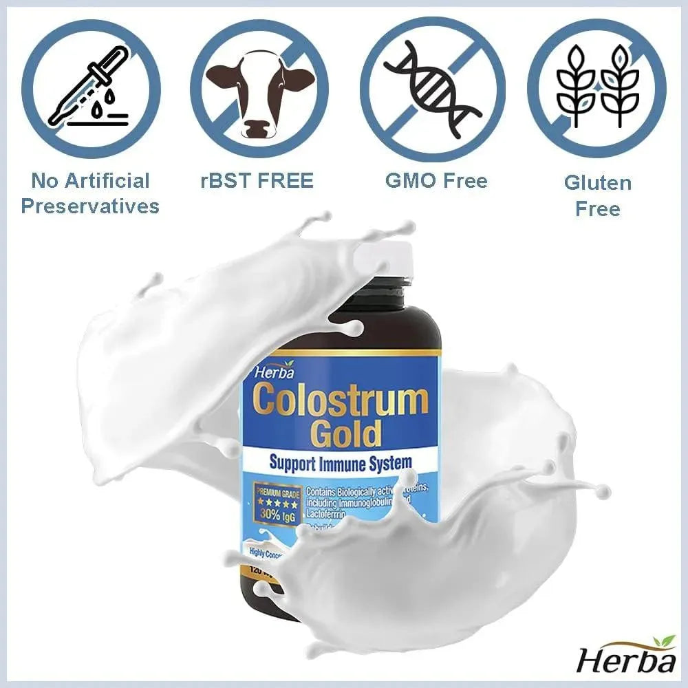 HERBA - Herba Bovine Colostrum 500Mg. 120 Capsulas - The Red Vitamin MX - Suplementos Alimenticios - {{ shop.shopifyCountryName }}