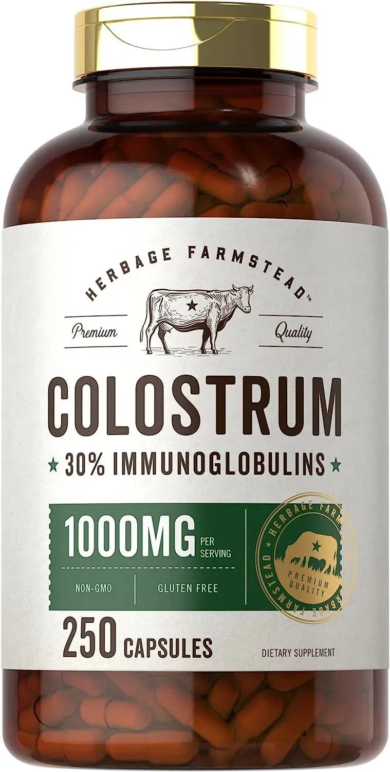 HERBAGE FARMSTEAD - Herbage Famstead Colostrum 1000Mg. 250 Capsulas - The Red Vitamin MX - Suplementos Alimenticios - {{ shop.shopifyCountryName }}