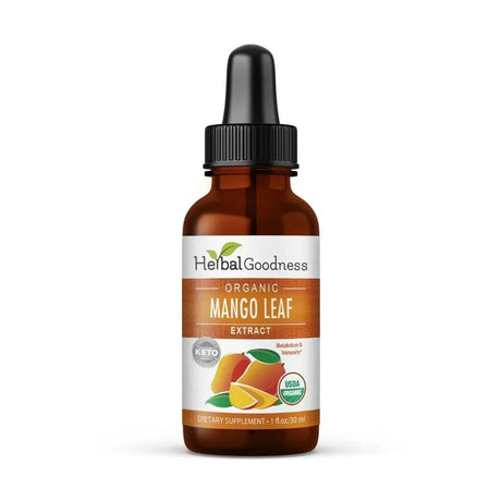 HERBAL GOODNESS - Herbal Goodness Mango Leaf Extract Liquid 1 Fl.Oz. - The Red Vitamin MX - Suplementos Alimenticios - {{ shop.shopifyCountryName }}