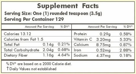 HERBAL HILLS - HERBAL HILLS Barley Grass Powder 454Gr. - The Red Vitamin MX - Suplementos Alimenticios - {{ shop.shopifyCountryName }}