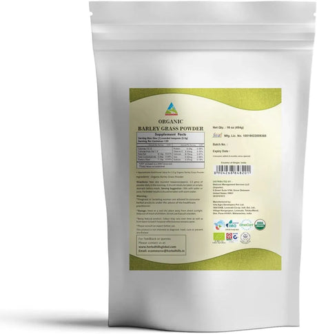 HERBAL HILLS - HERBAL HILLS Barley Grass Powder 454Gr. - The Red Vitamin MX - Suplementos Alimenticios - {{ shop.shopifyCountryName }}