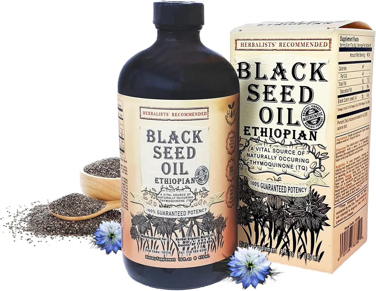 HERBAL ORGANIC WORKS - Herbal Organic Works Black Seed Oil 240Ml. - The Red Vitamin MX - Suplementos Alimenticios - {{ shop.shopifyCountryName }}