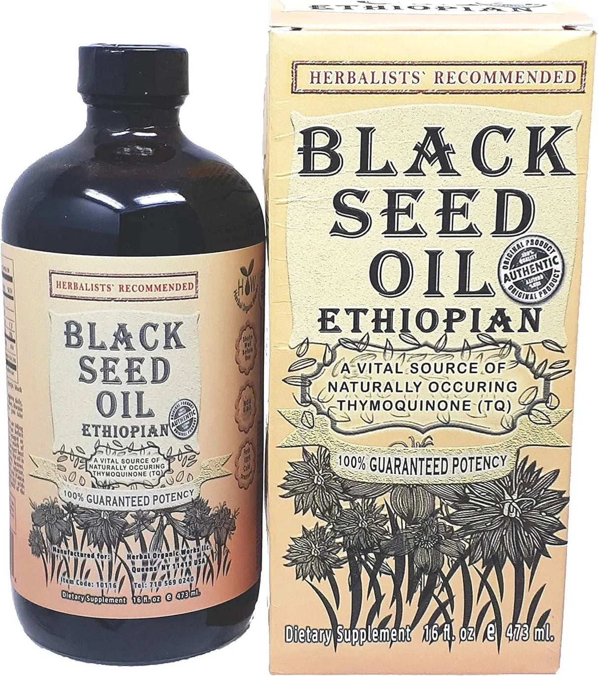 HERBAL ORGANIC WORKS - Herbal Organic Works Black Seed Oil 473Ml. - The Red Vitamin MX - Suplementos Alimenticios - {{ shop.shopifyCountryName }}