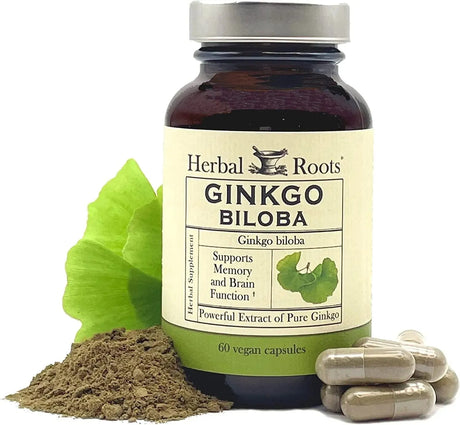 HERBAL ROOTS - Herbal Roots Ginkgo Biloba 1400Mg. 60 Capsulas - The Red Vitamin MX - Suplementos Alimenticios - {{ shop.shopifyCountryName }}