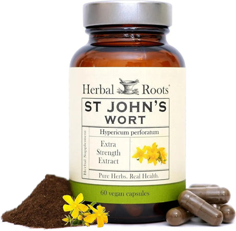 HERBAL ROOTS - Herbal Roots St Johns Wort 450Mg. 60 Capsulas - The Red Vitamin MX - Suplementos Alimenticios - {{ shop.shopifyCountryName }}