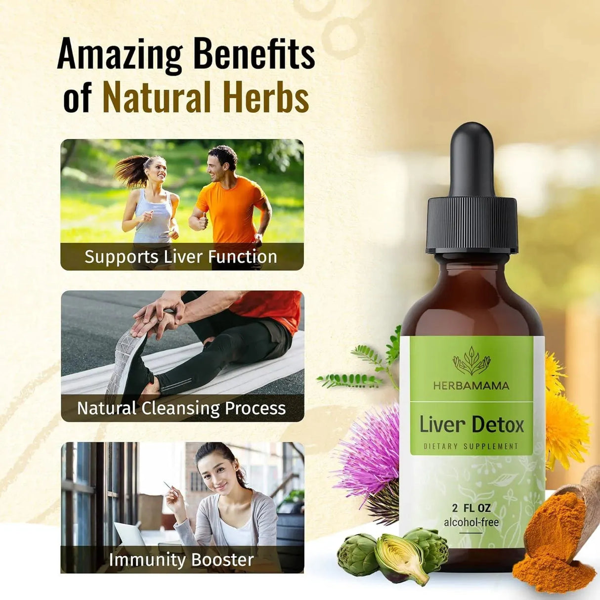 HERBAMAMA - Herbamama Liver Cleanse & Repair Liquid Drops 2 Fl.Oz. - The Red Vitamin MX - Suplementos Alimenticios - {{ shop.shopifyCountryName }}