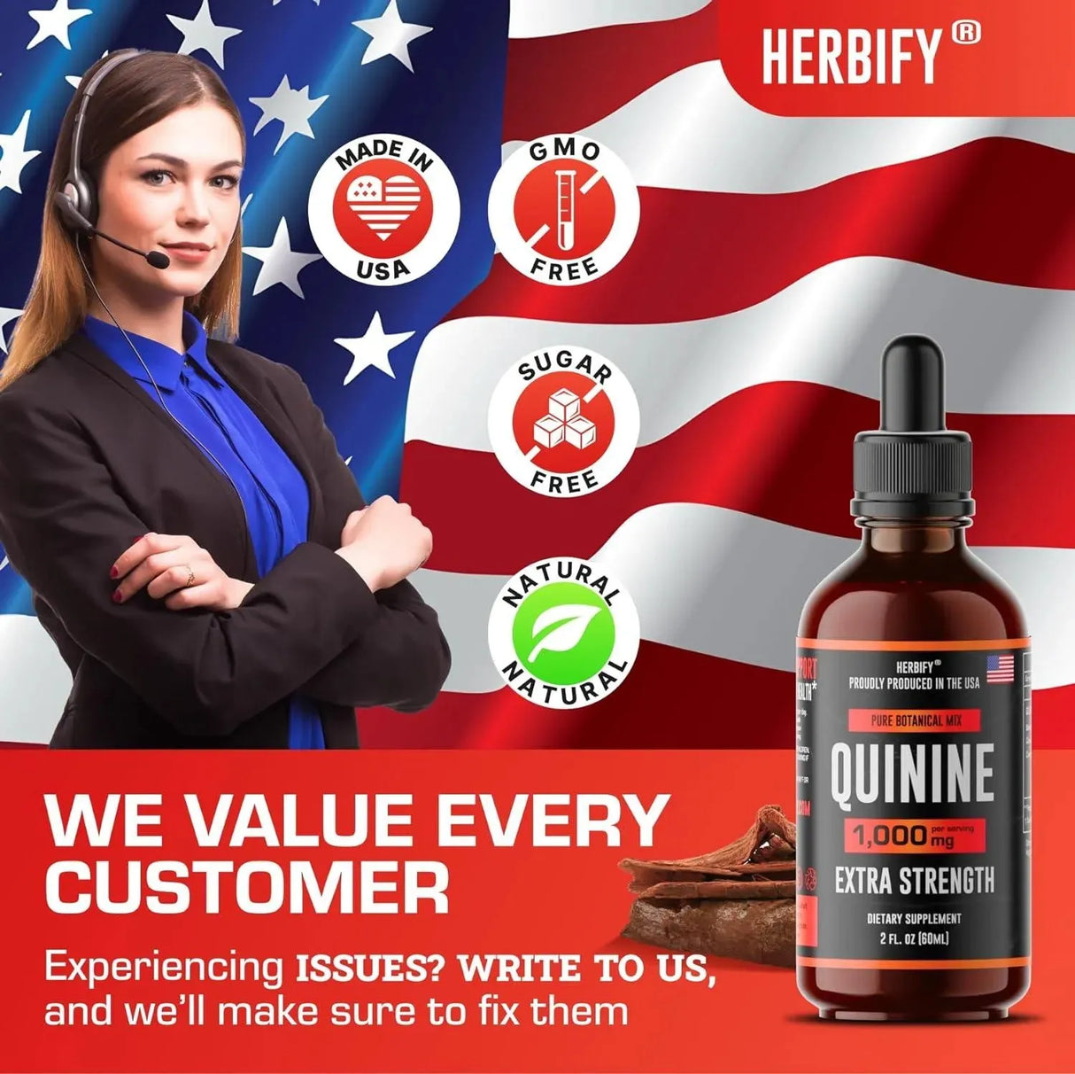 HERBIFY - Herbify Quinine Tincture 60Ml. - The Red Vitamin MX - Suplementos Alimenticios - {{ shop.shopifyCountryName }}