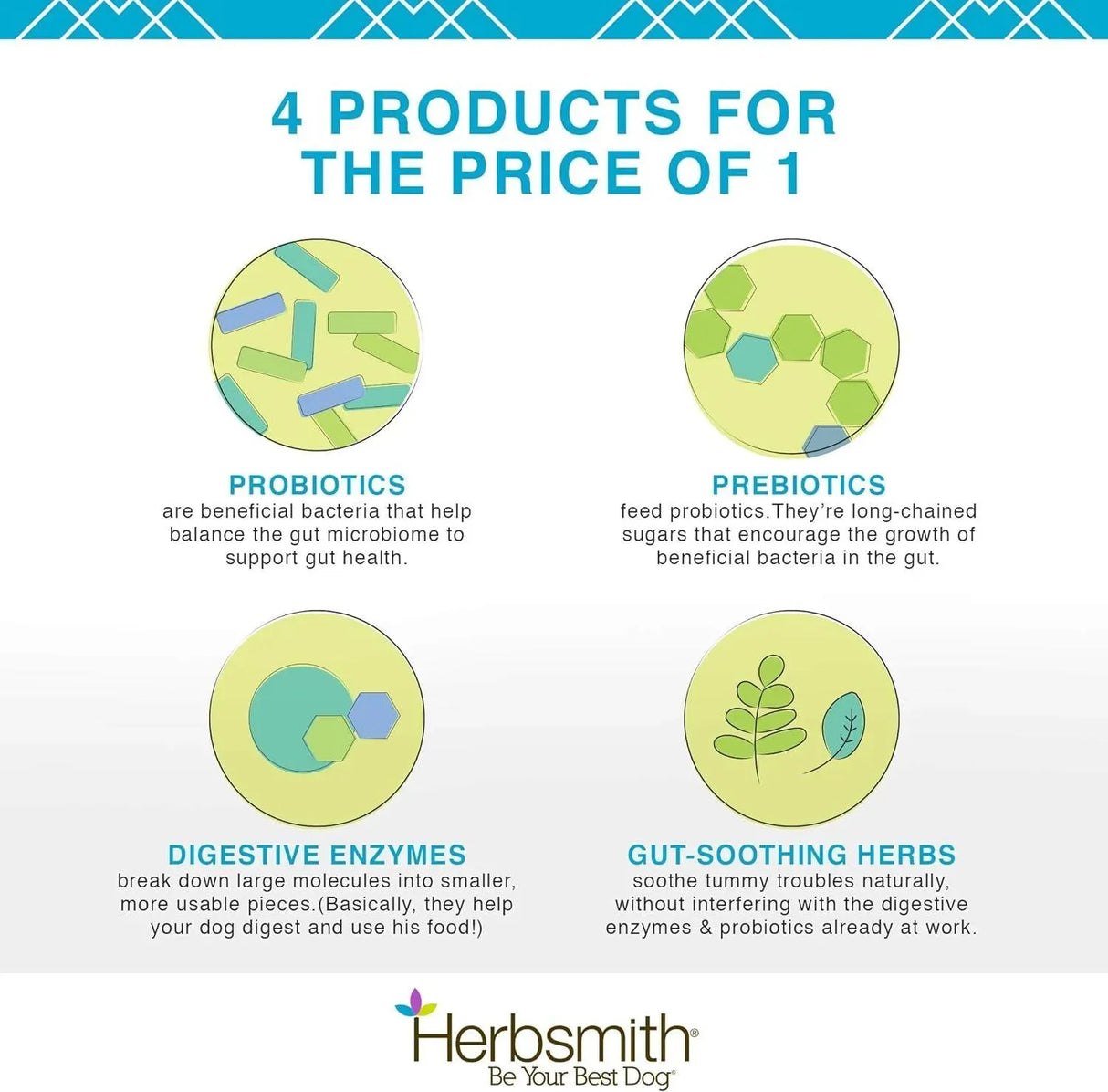 HERBSMITH - Herbsmith Microflora Plus Probiotics and Digestive Enzymes for Dogs 30 Capsulas - The Red Vitamin MX - Probióticos Para Perros - {{ shop.shopifyCountryName }}