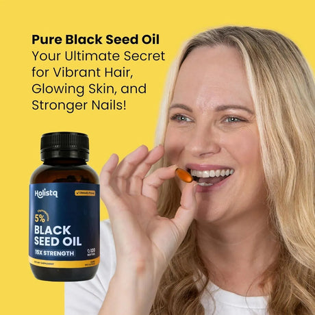 HOLISTQ - HOLISTQ Black Cumin Seed Oil 120 Capsulas - The Red Vitamin MX - Suplementos Alimenticios - {{ shop.shopifyCountryName }}