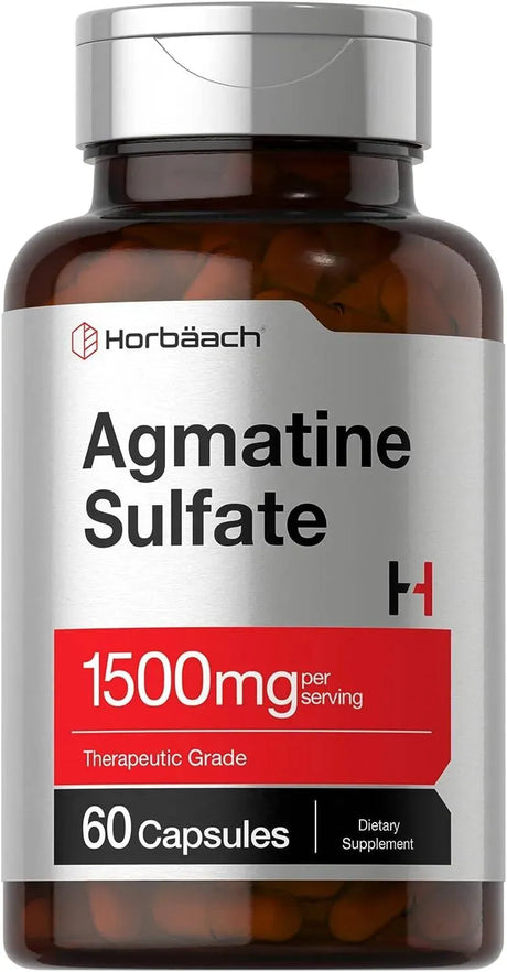 HORBAACH - Horbaach Agmatine Sulfate 1500Mg. 60 Capsulas - The Red Vitamin MX - Suplementos Alimenticios - {{ shop.shopifyCountryName }}