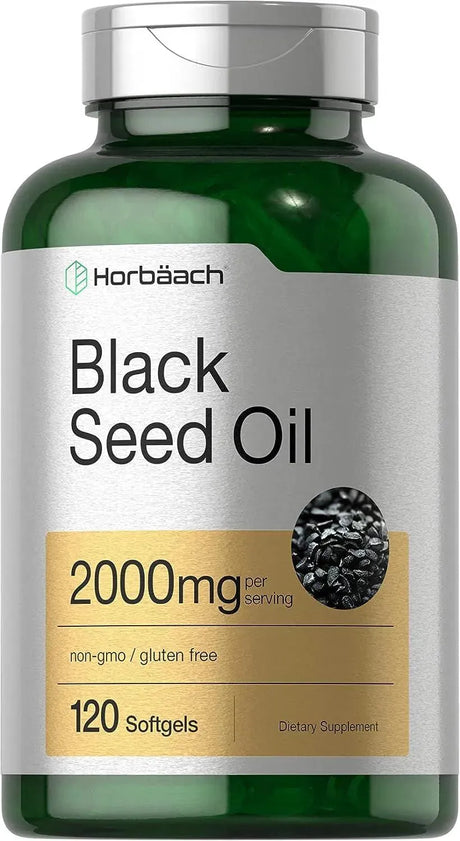 HORBAACH - Horbaach Black Seed Oil 2000Mg. 120 Capsulas Blandas - The Red Vitamin MX - Suplementos Alimenticios - {{ shop.shopifyCountryName }}