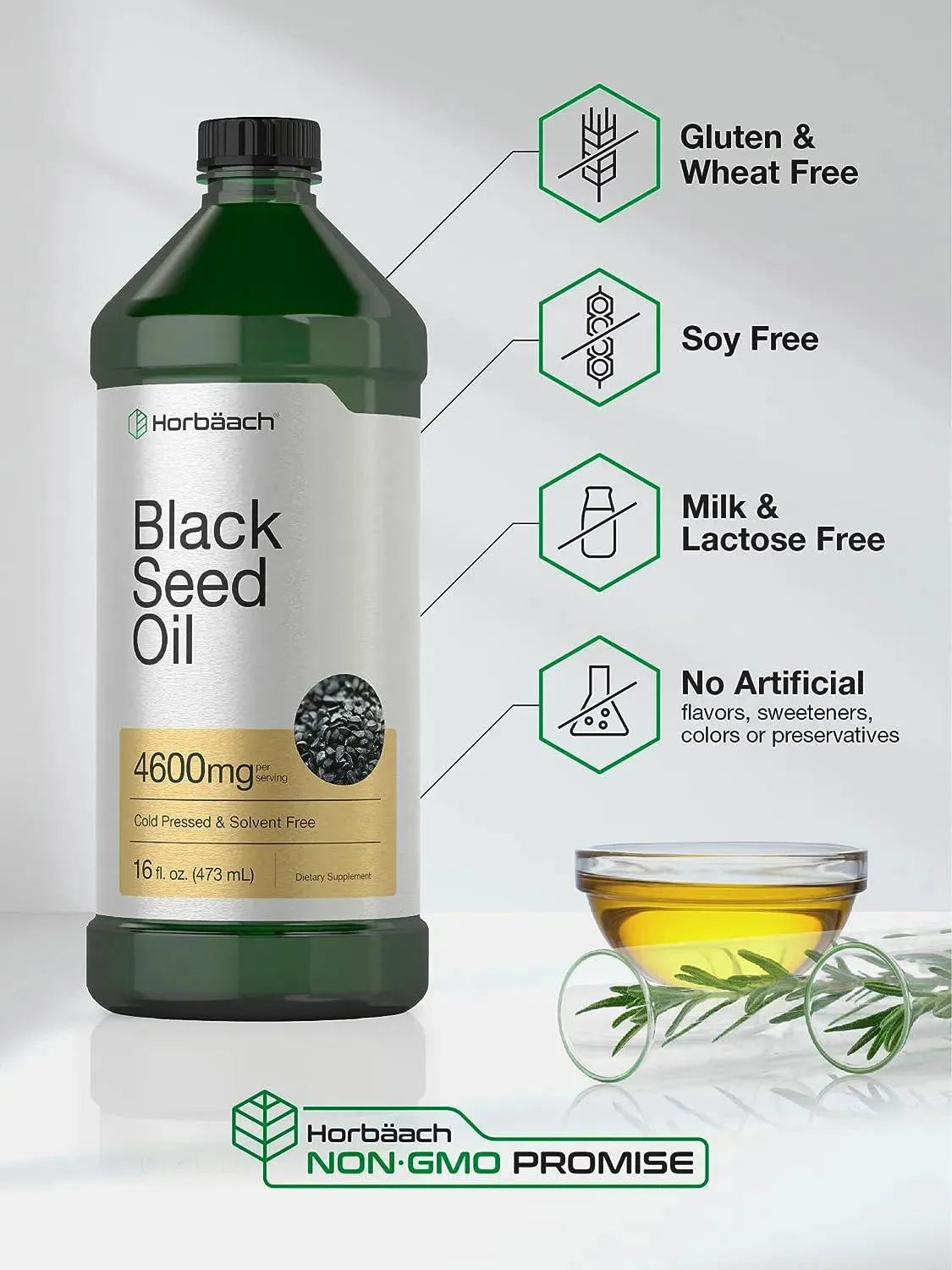 HORBAACH - Horbaach Black Seed Oil 4600Mg. 473Ml. - The Red Vitamin MX - Suplementos Alimenticios - {{ shop.shopifyCountryName }}