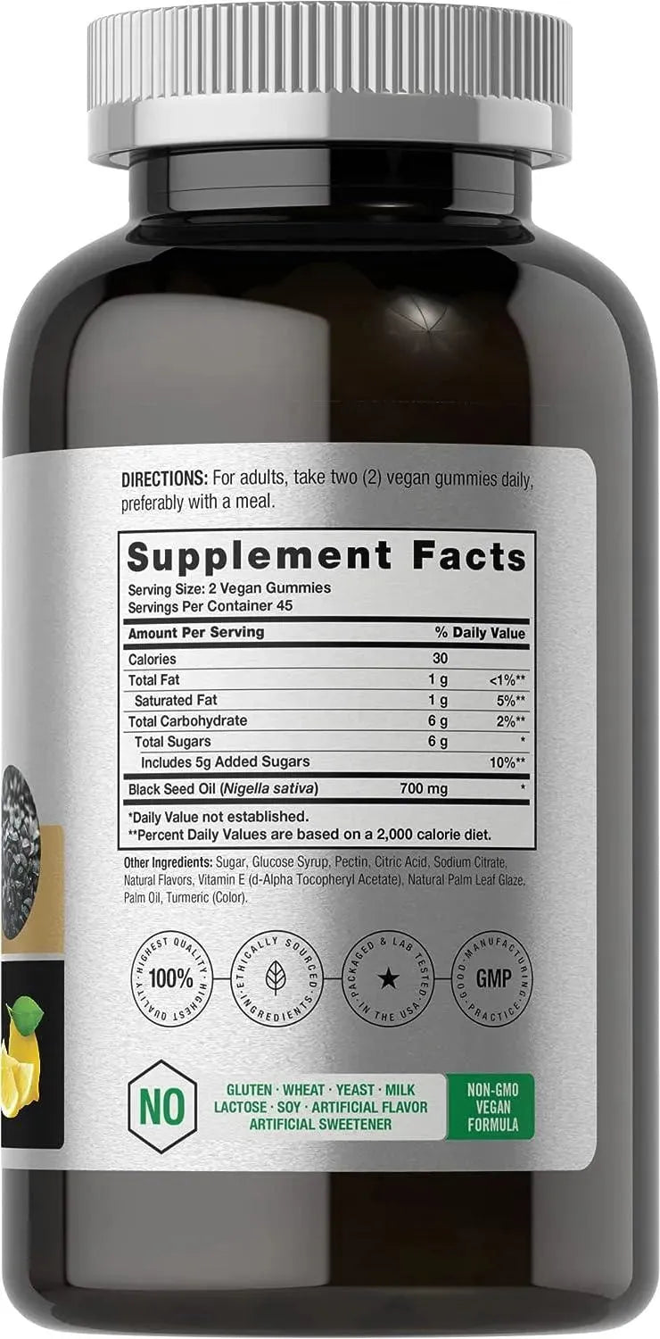 HORBAACH - Horbaach Black Seed Oil Gummies 90 Gomitas - The Red Vitamin MX - Suplementos Alimenticios - {{ shop.shopifyCountryName }}